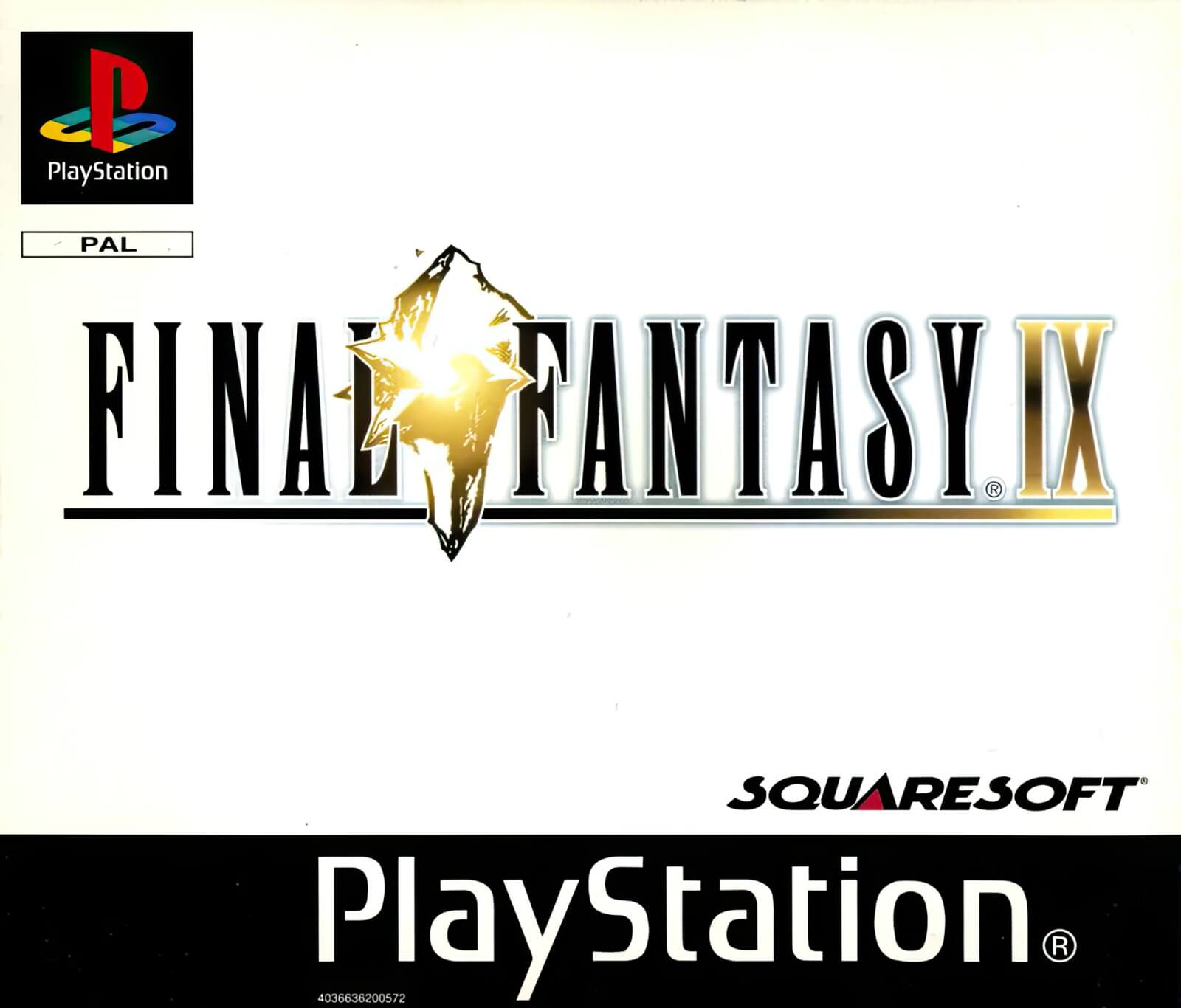 Лицензионный диск PAL Final Fantasy 9 для PlayStation